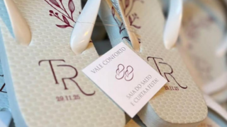 Chinelos personalizados para Casamento Hero